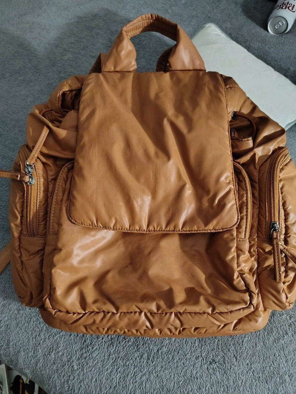Caraa Tan Waterproof Backpack